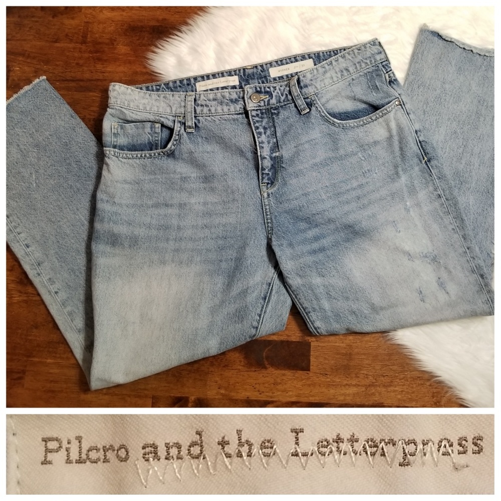 Anthro-Pilcro and the Letterpress Hyphen Jeans
